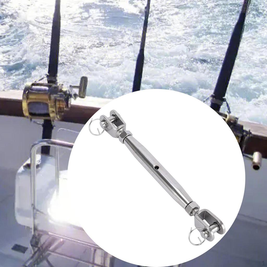 Heavy Duty Stainless Steel Turnbuckle Set for Cable Wire Rope Tensioning