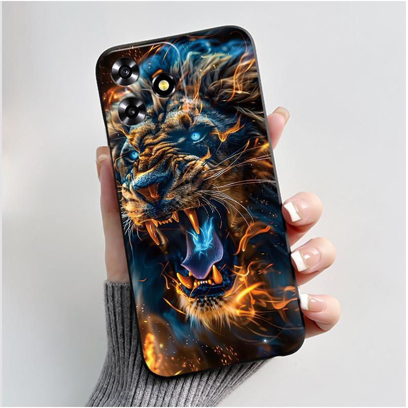 Soft Case For ZTE Blade V50 Design / ZTE 8050 / Blade V50 Smart Casing Luxury Dragon Cute Cool Boys Girls Phone Case Black Cover