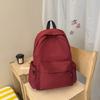 Schoolbag New School Bag Versatile Solid Color College Student Simple Mori Backpack Campus Large Capacity Commuter Computer Backpack