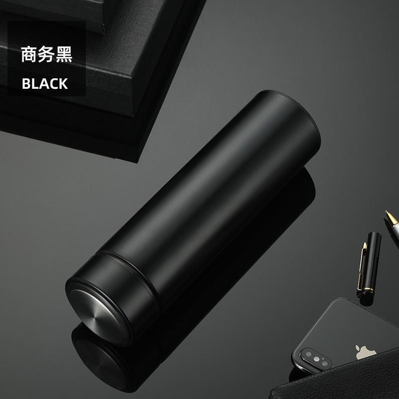 500ml Double Wall 304 Stainless Steel Thermos Flask Temperature Display Vacuum Water Bottle 500 mL