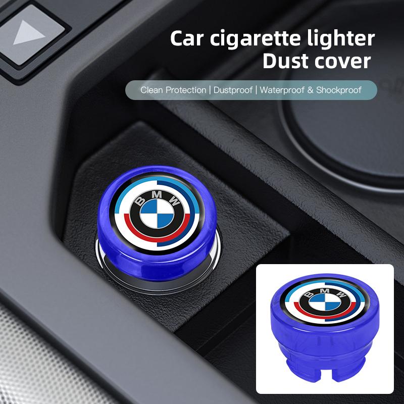 Car Cigarette Lighter Cover DustProof Decoration Cap For BMW Series i3 i4 G07 G06 G05 G02 G01 F48 F39 G42 G30 G20 G26 F01 F02