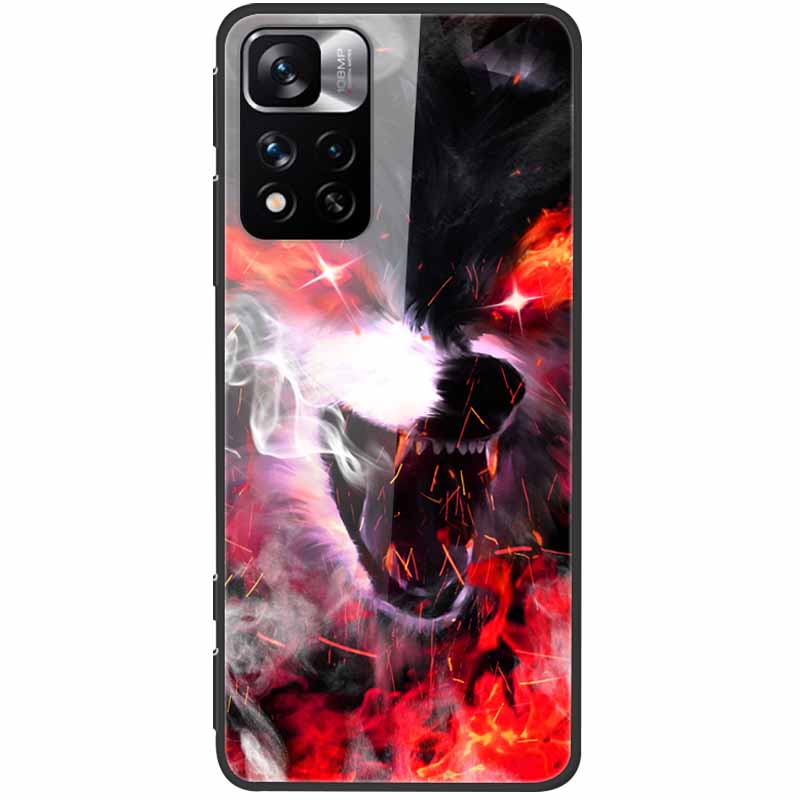 Tempered Glass Case For Xiaomi Redmi Note 11 Pro+ 5G Cover Hard Protective Funda for Redmi Note 11 Pro Plus 5G Soft Bumper 6.67