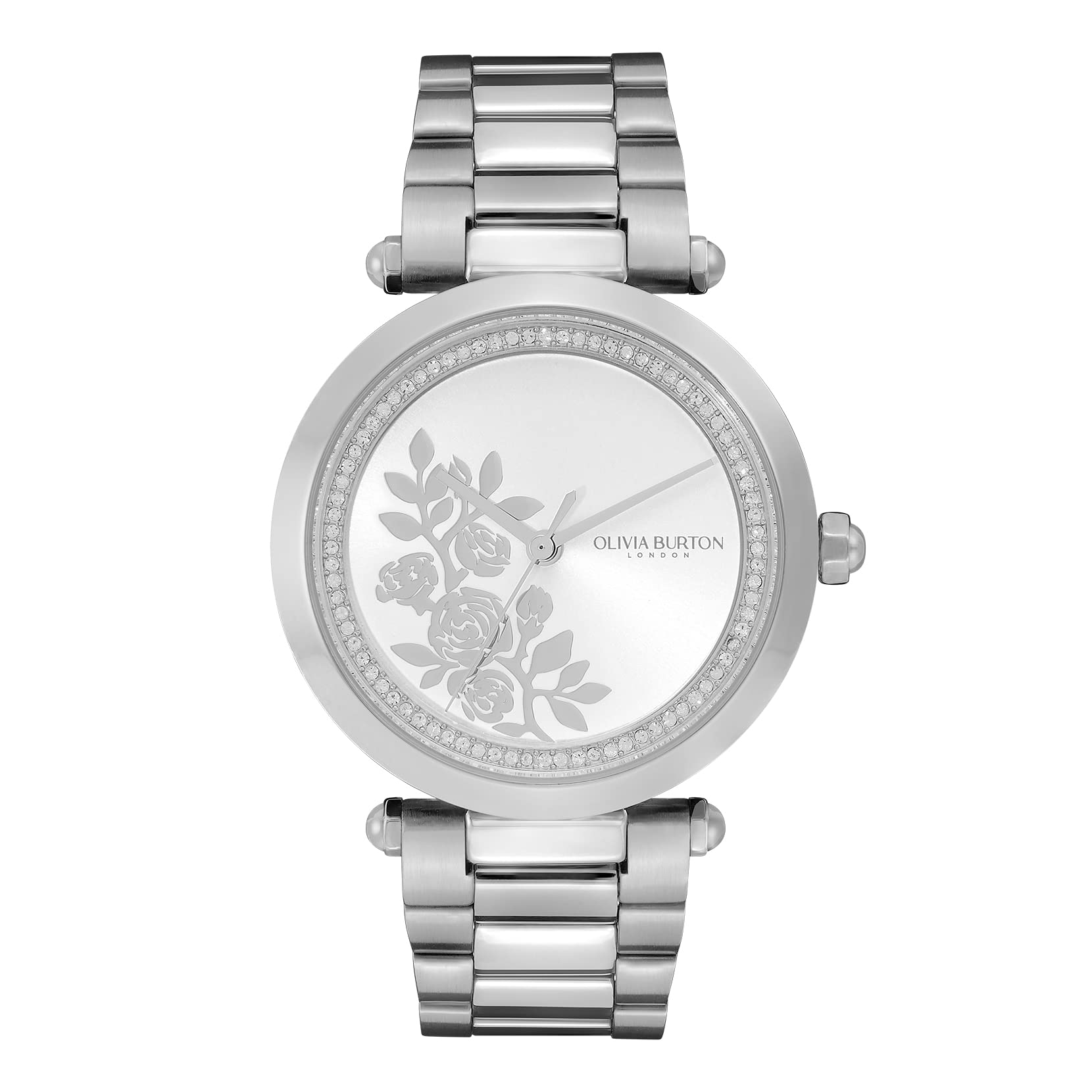 

Authorized Dealer Olivia Burton Watch ob24000042 Signature 34mm Floral T Bar White Silver Bracelet Watch [OLIVIA BURTON] Women s &