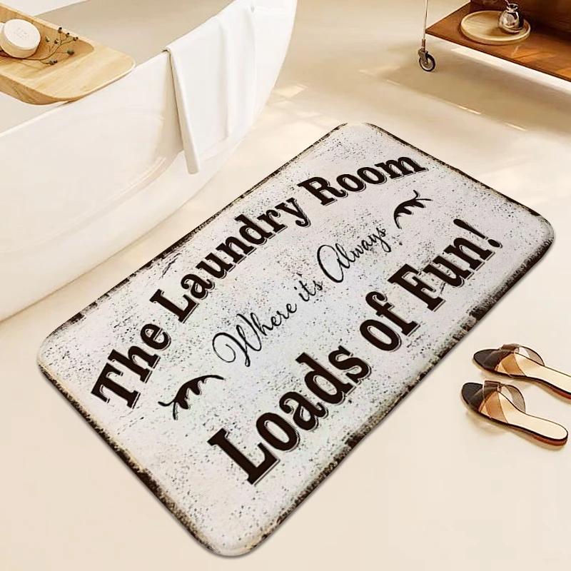 Carpet Laundry Room Outdoor Entrance Doormat House Entrance Mat Anti Slip Home Decorations Hallway Sleeping Room Rugs