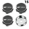 4PCS OD 60MM / ID 56MM Cap For Rims WORK EMOTION EQUIP MEISTER VS Emblem Wheel Center Cap Sport Car Logo Wheel Cover Hub Caps