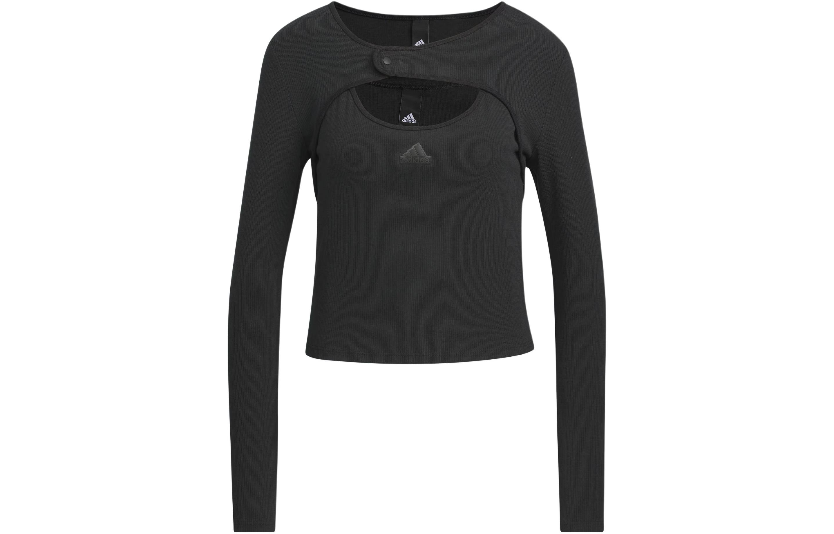 

Adidas T Shirts Women s Black Crew Neck Moderate Other IZ0602 M
