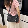 Denim Bag Women's Commuter Tote Bag Large Capacity Crossbody Bag