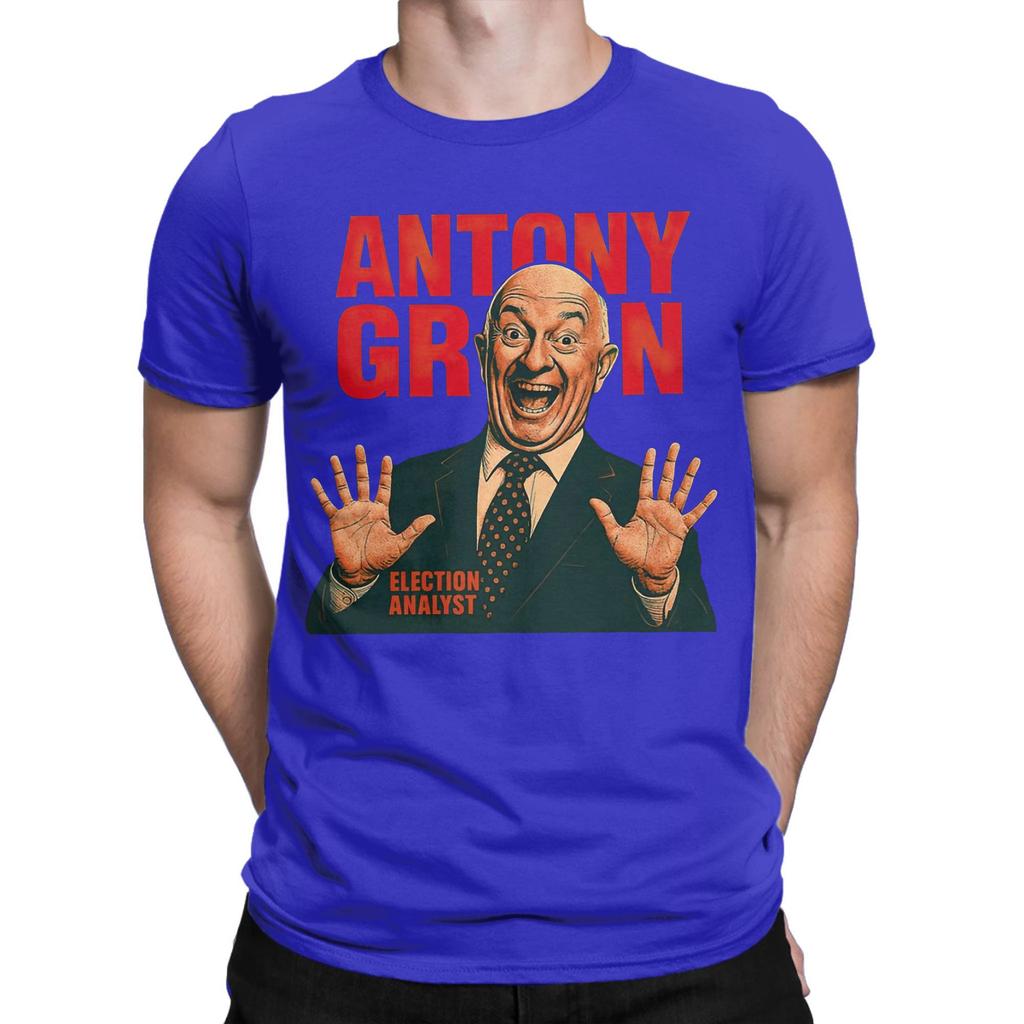 Men's Antony Green Vintage T Shirt  Pure Cotton Clothing Vintage Short Sleeve Crewneck Tee Shirt Unique T-Shirt