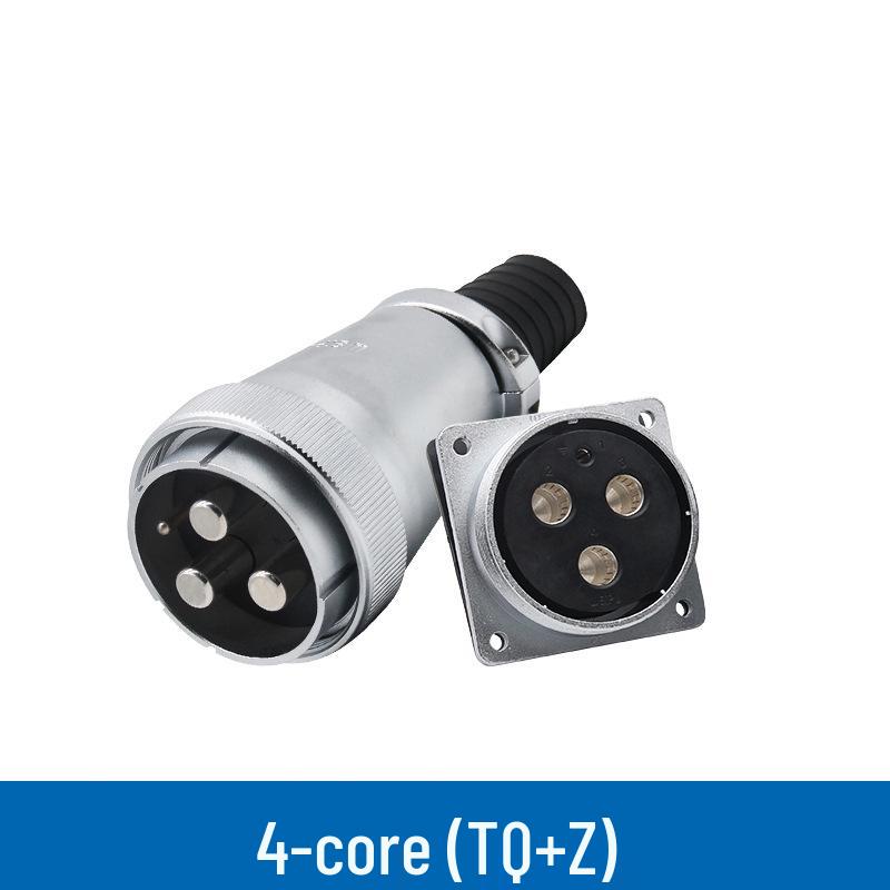 Weipu WS55 Aviation Plug: 4-core, 7-core, 40-core, 53-core, 61-core, Male Plug & TQ Female Square Socket Connector.
