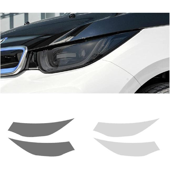 Ochranná fólia na predné svetlá auta pre BMW I3 2013-2020 2 ks Ochranná fólia na predné svetlá auta Priehľadná čierna TPU nálepka na svetlomet