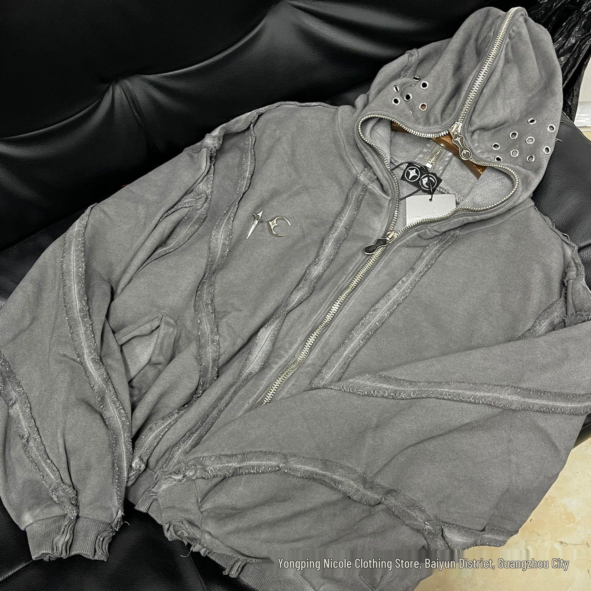 Discount Market THUG CLUB Verweerde Haai Hoodie Vest L Short Wide