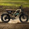 OneSport W66 Retro electric bike 20", 500W motor, 48V 13.5Ah battery, range 40-100 km, full suspension, LED display