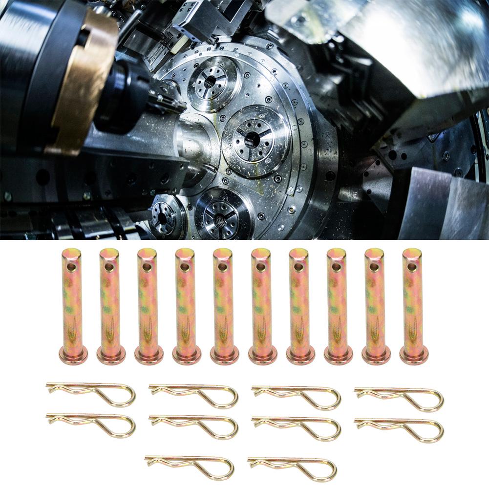 10set Farming Machine Air Cool Diesel Engine Accessories 8*50mm R Type Pin Set For 178F 186F
