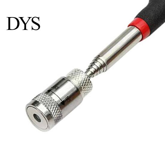 Telescopic Picker Auto Repair Tool with LED Light Retractable Strong Suction Comfortable Grip Pen Style Pocket Clip Magnetic Bar Tools