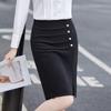 Women's High-Waisted Side Slit Pencil Skirt