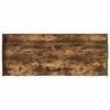 Bed Frame Smoked Oak 75 X 190 Cm Wood Based Material