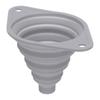 Grey Food Grade Silicone Collapsible Funnel Wide Mouth Foldable Portable Funnel for Mason Jars Bottles Oil Liquids Seasoning Jam