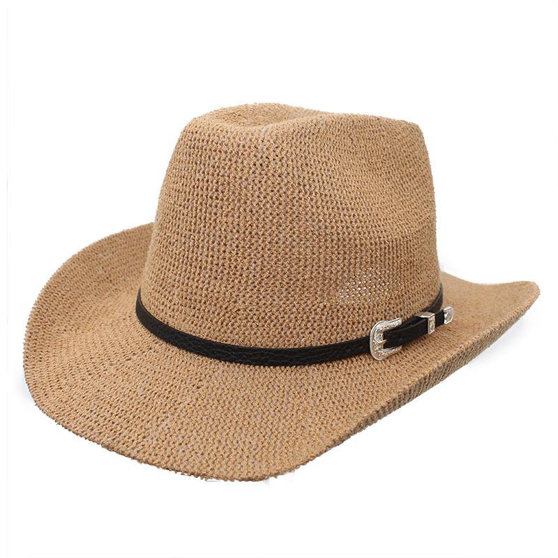 Panama Straw Hat Women'S Casual Versatile Wide Brim Straw Hat Men'S Top Hat Sun Hat