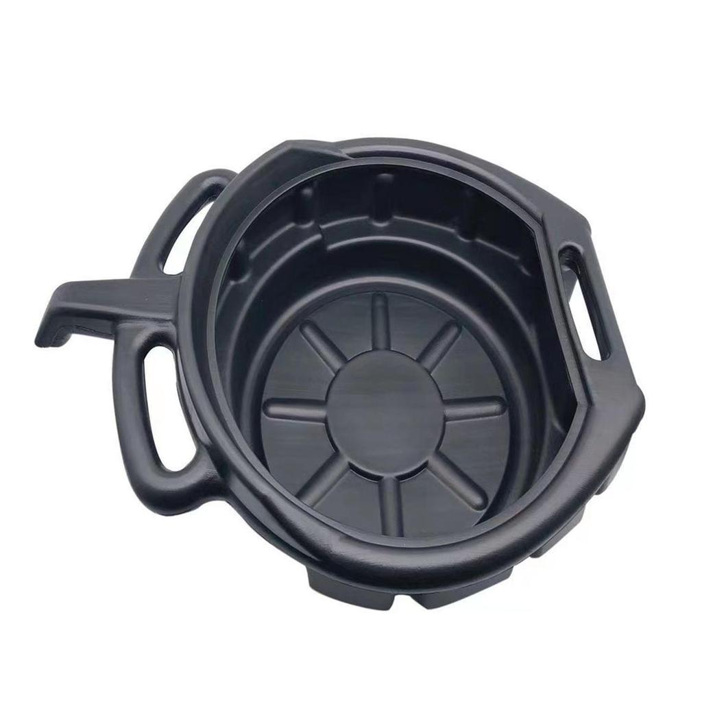 Oil Drain Can Fluted Collect Pan Leak Waste Engine Oil Collector Oil Trip Tray Garage Tool for Garage Tool Car Fuel Fluid