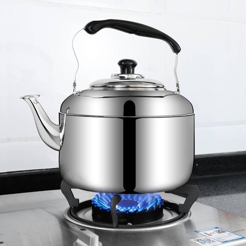 Dust Cover Spout Stainless Steel Kettle Anti-scalding Handle Teapot  Induction Cooker