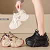 Thick-soled Inner Heightening Dad Shoes Women's Versatile Breathable Casual Women's Shoes 2025 Spring and Summer Sports Shoes Children's High Value