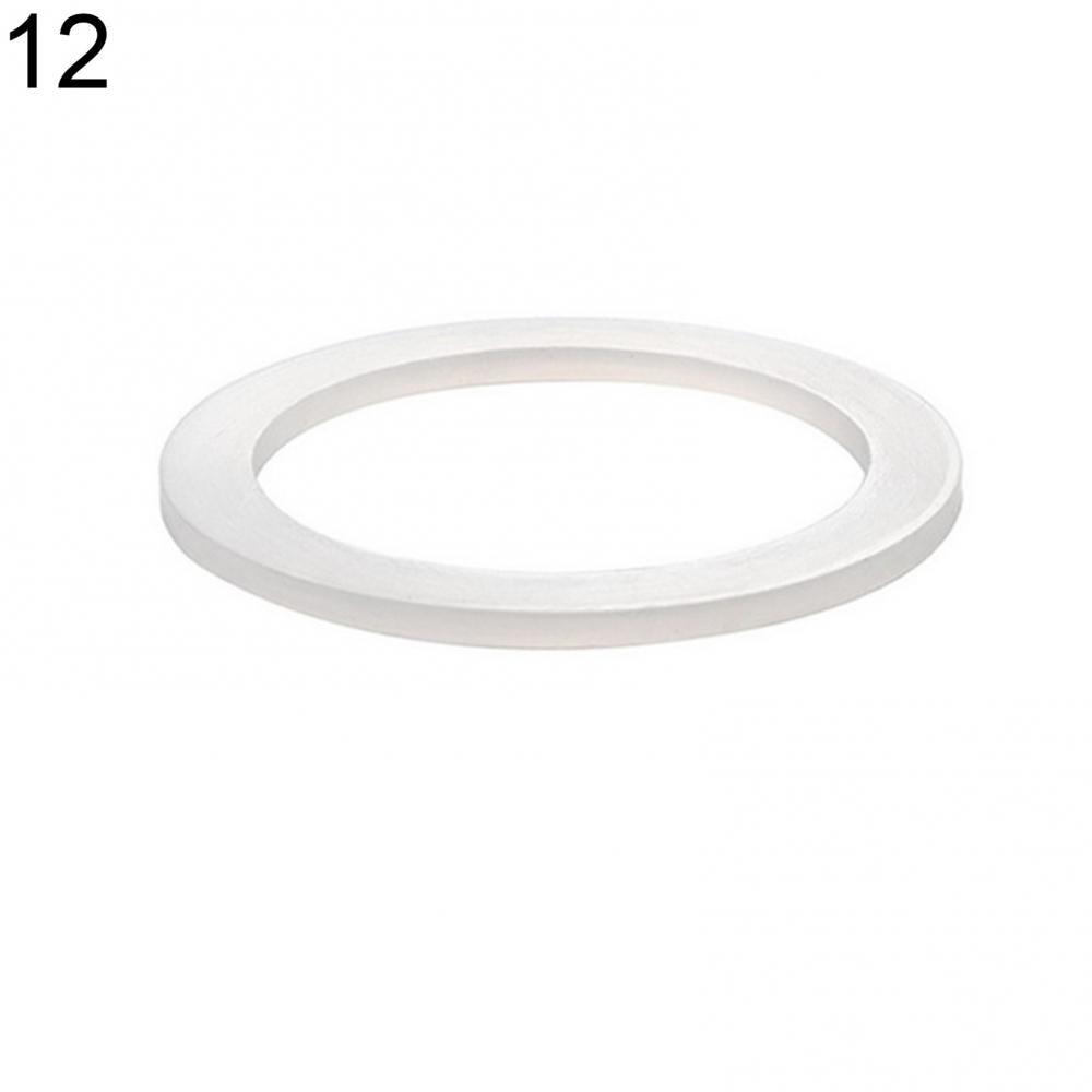 2Pcs Silicone Sealing Ring Spacer Flexible Washer Gasket Ring Replacement for Moka Pot Espresso Coffee Makers
