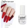 GELPOLISH Nail Art Set: Base, Top Coat, Transparent & White Gel Polishes