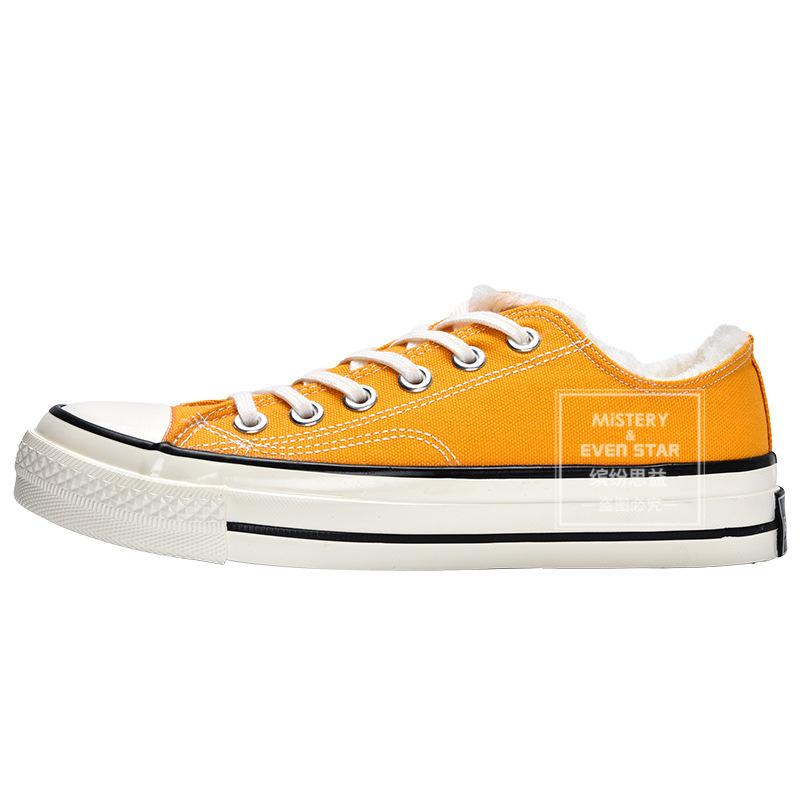 New Products Are On Sale In Autumn and Winter, New Retro Cotton Shoes, Women's Velvet Low-top Canvas Shoes
