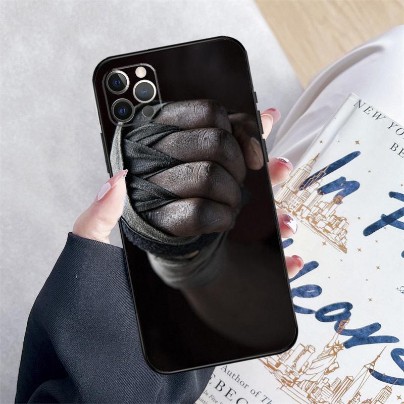 Muay Thai Kickboxing Fight Phone Case For iPhone 16 Pro Max 11 12 13 Mini 14 15 Pro Max XR 15 16 Plus 16e Cover Coque