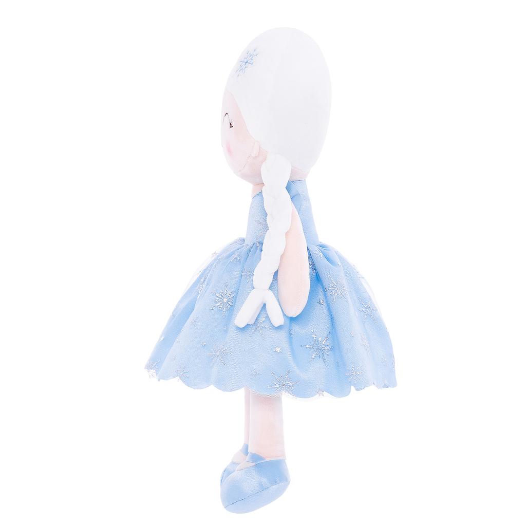 16inches Baby Dolls  Plush Fair Haired Princess Dolls Blue for Baby’s First Birthday and Girls’ Gifts