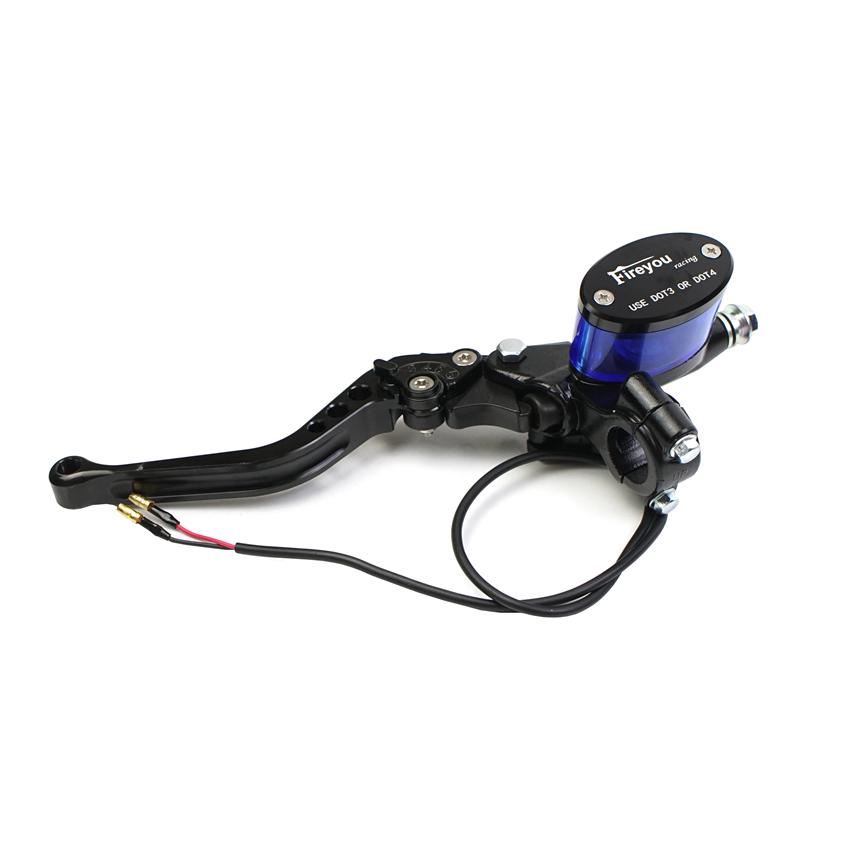 

Главный тормозной цилиндр мотоцикла, зеркало, сиденье, гидравлический рычаг сцепления, универсальный черный дисковый тормоз, насос сцепления, рычаг, регулируемая планка