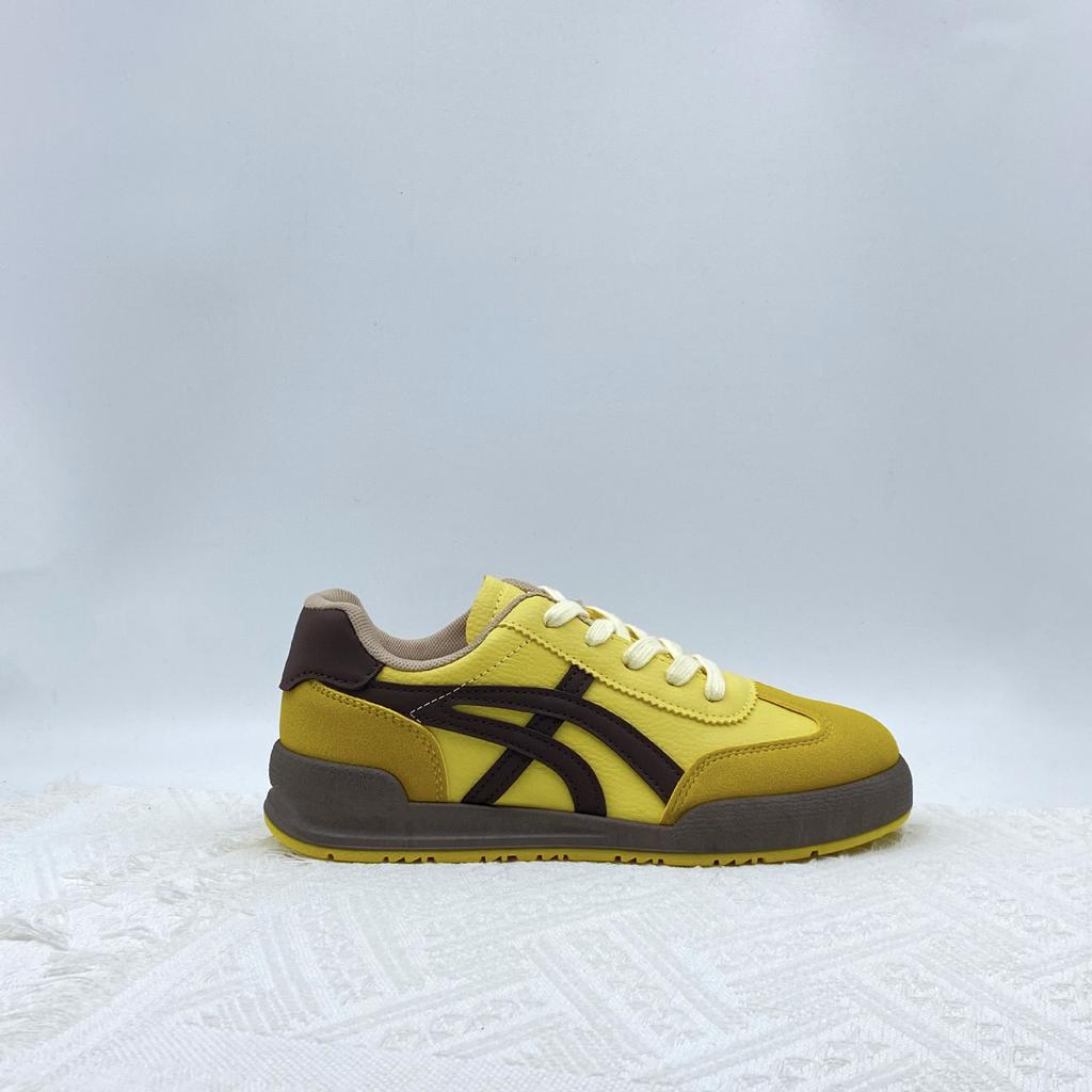 2025 Spring Thick-soled Flat-soled Forrest Gump Shoes New German Training Shoes Versatile Sports and Leisure Popular Small White Board Shoes Women's