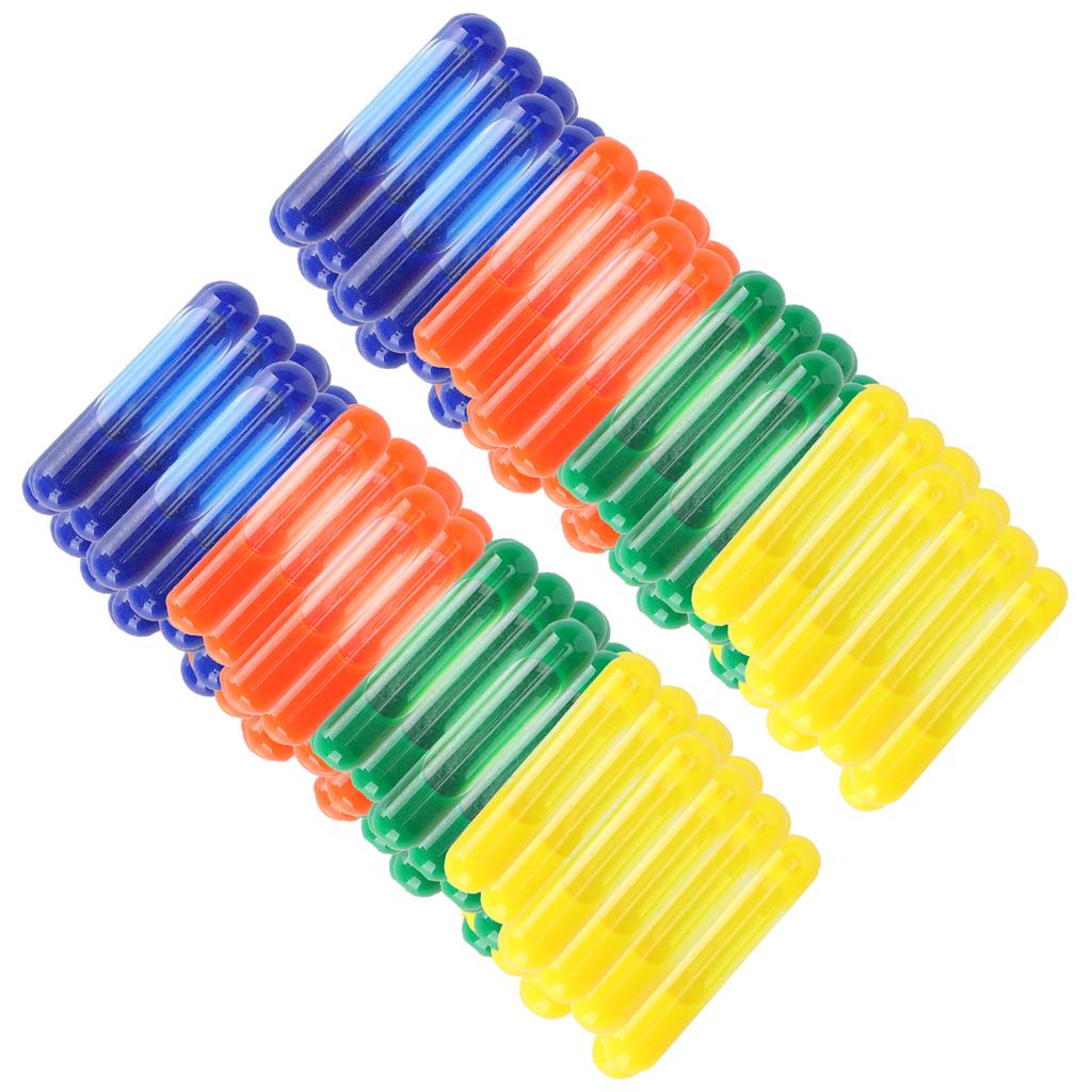 100pcs Multicolored Glass Aquarium Landscaping Ornament Fish Tank Landscaping Accessories