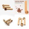 Wooden Milk Powder Spoon With Clamp For Home Use And Coffee Preparation
