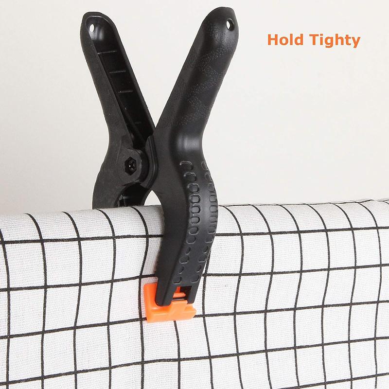 5Pcs Clamps for Woodworking Heavy Duty Clamps  Spring Clamps Metal Black Plastic Spring Clamp Clip Set Jaw Opening DIY Tool