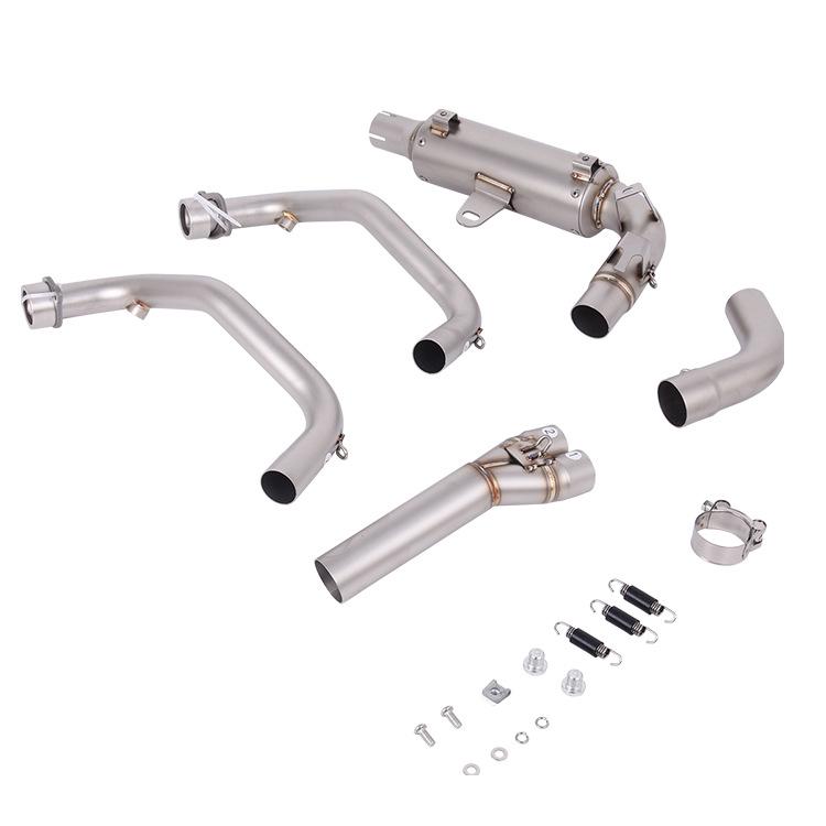 Compatible Exhaust Pipe Front & Rear Sections for ZY350GS-2 Kove 350RR Motorcycle