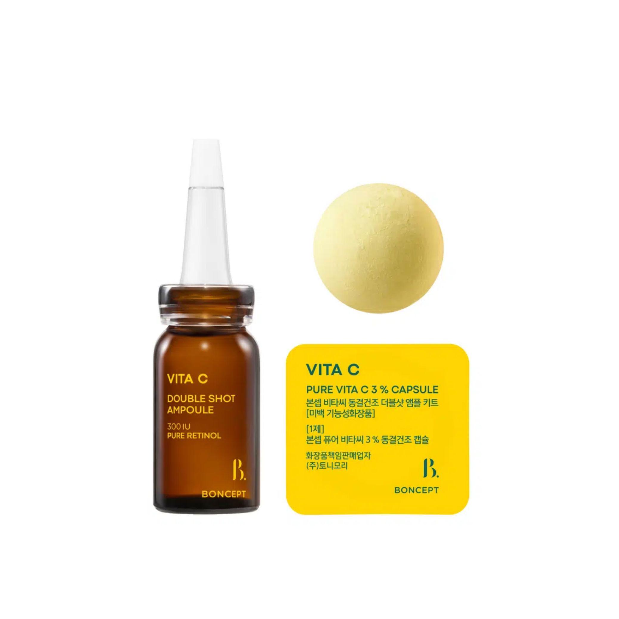 BONCEPT Vita C Freeze-Dried Double Shot Ampoule Kit 1 kit