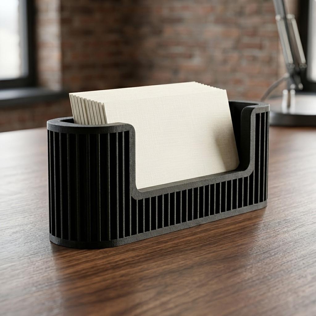 Business Card Holder And Desktop Storage Box Suitable For Office Reception Desk Shelf Desktop Business Card Display Stand