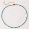 NEWEST Sexy Choker Iced Out Tennis Chain Necklace For Women Luxury Cubic Zircon Crystal Short Hiphop Neck Accessories Jewelry