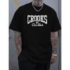 Men's Printed T-Shirt-Comfortable and Stylish Street-wear Round Neck T-shirt, Ideal for Everyday and Outdoor Wear