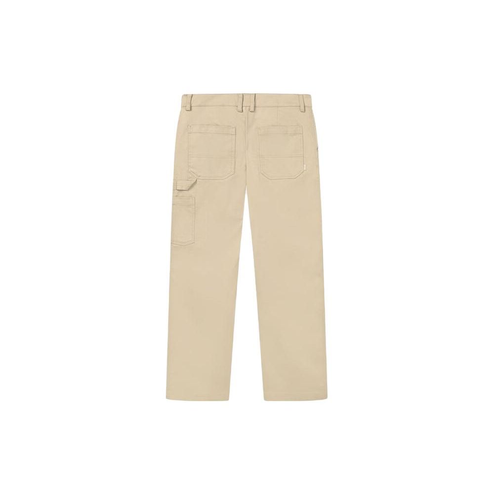 FILA Letter Mid-Rise Straight Casual Pants Men Bottoms Light-Sand F11M339805F-LK