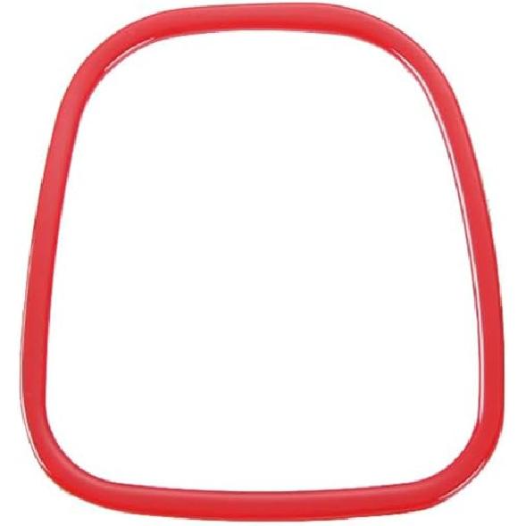 Red Interior ABS Gear Shift Box Panel Trim Cover Compatible with Jeep Compass 2017-2021 (Gear Shift Panel Trim -A)