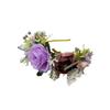 Elegant Floral Butterfly Headband For Women Soft Fabric Hair Accessory For Weddings Parties And Outdoor Event