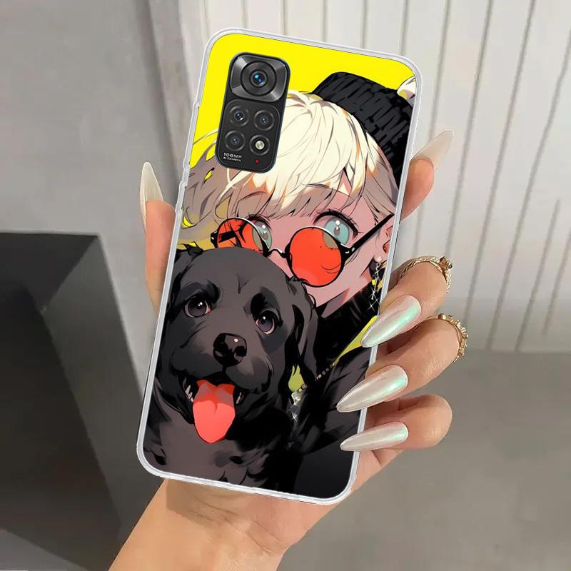 Cute Anime Ins Girls Animal Cat Phone Case for Xiaomi Redmi Note 15 14 14S 13 12S 12 Pro 11S 11 Plus 11T 11E 10S Soft Funda Prin