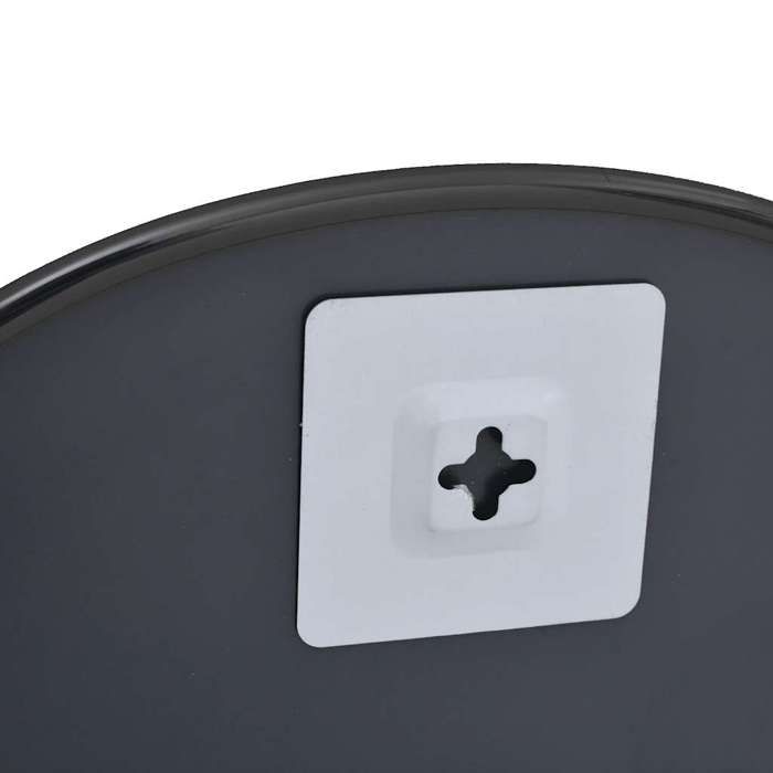 VidaXL Mural Miroir de Maquillage Coiffeuse Cosmétique Décoration de Chambre à Coucher Salle de Bain Salon Intérieur Noir 348222