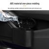 Hanging Car Trash Can with Lid & Side Door Storage