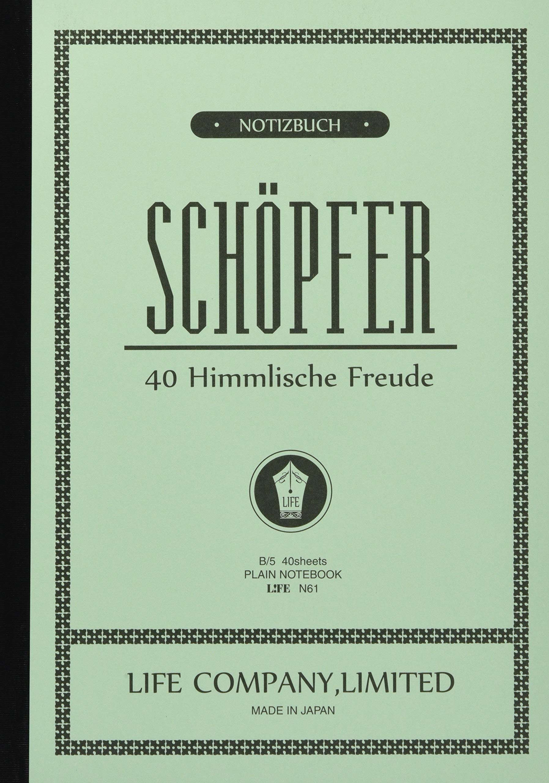 Life Notebook Schepfer B5 Plain N61 of (Set 2)