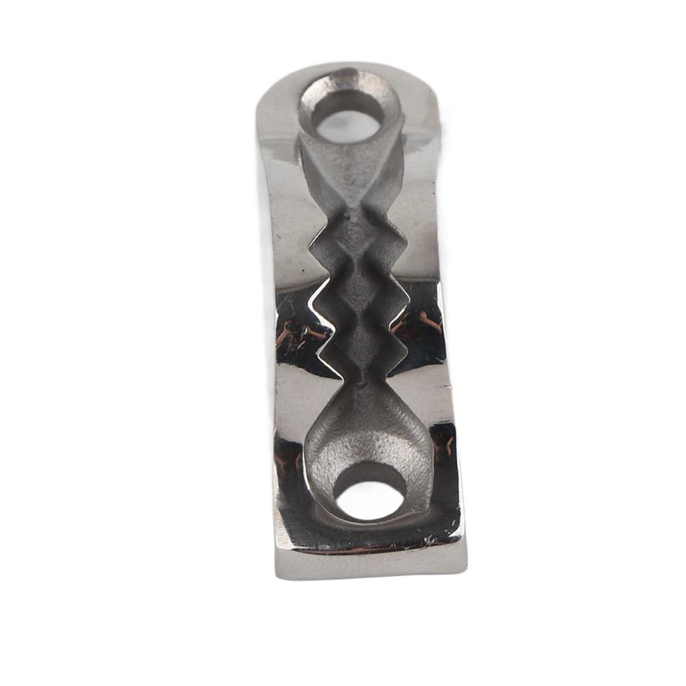 Silver Rope Line Clamp 6mm Rope Cam Cleat Nautical Equipment Boat Clam Cleat  Marine Applications