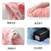 New cloud grid coral fleece hemming towel, thickened face towel dry hair towel cloud fleece