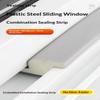 Seal Strip Set Windproof Soundproof Dustproof Self Adhesive Weather Stripping for Sliding Windows Doors Home Office Use